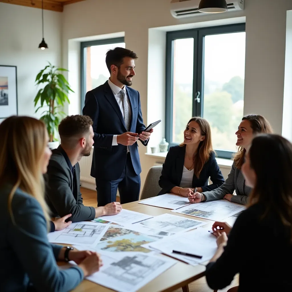 Modern office workspace